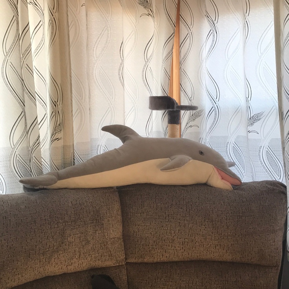 Large Stuffed Dolphin